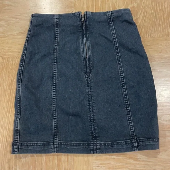 Free People Modern Femme Denim Skirt - Picture 4 of 5